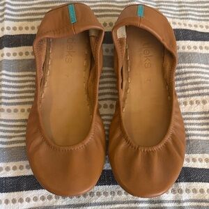 Tieks Caramel Leather Ballet Flats
